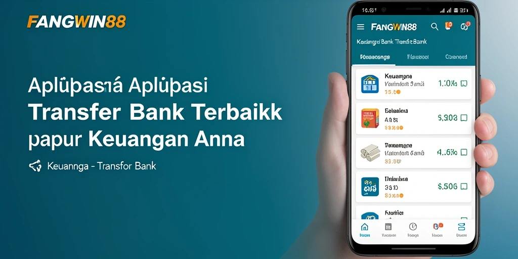Antarmuka FANGWIN88 yang sederhana dan efisien untuk Transfer Bank.