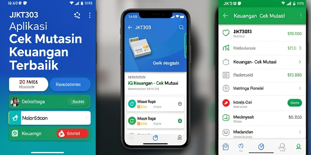 Tampilan antarmuka JKT303 yang sederhana dan fungsional untuk Cek Mutasi.