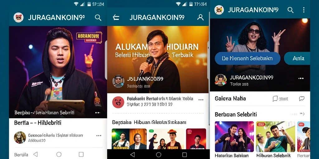 Tampilan antarmuka aplikasi JURAGANKOIN99 yang menarik dan informatif.