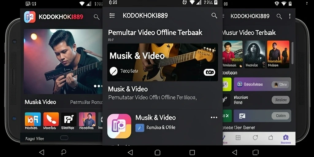 Tampilan antarmuka KODOKHOKI889 yang bersih dan sederhana.