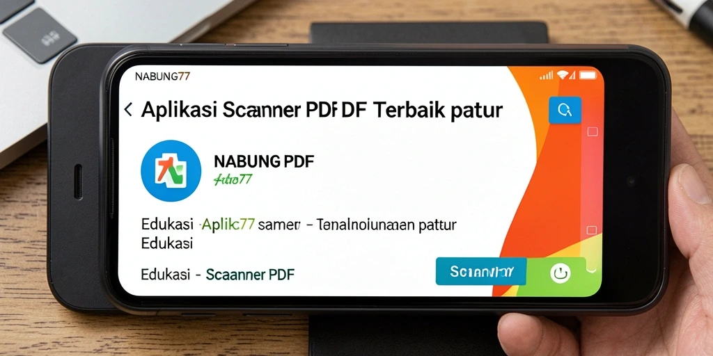 Antarmuka pengguna intuitif aplikasi Scanner PDF NABUNG77.