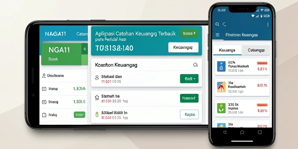 Tampilan utama NAGA11 dengan fitur Catatan Keuangan yang intuitif.