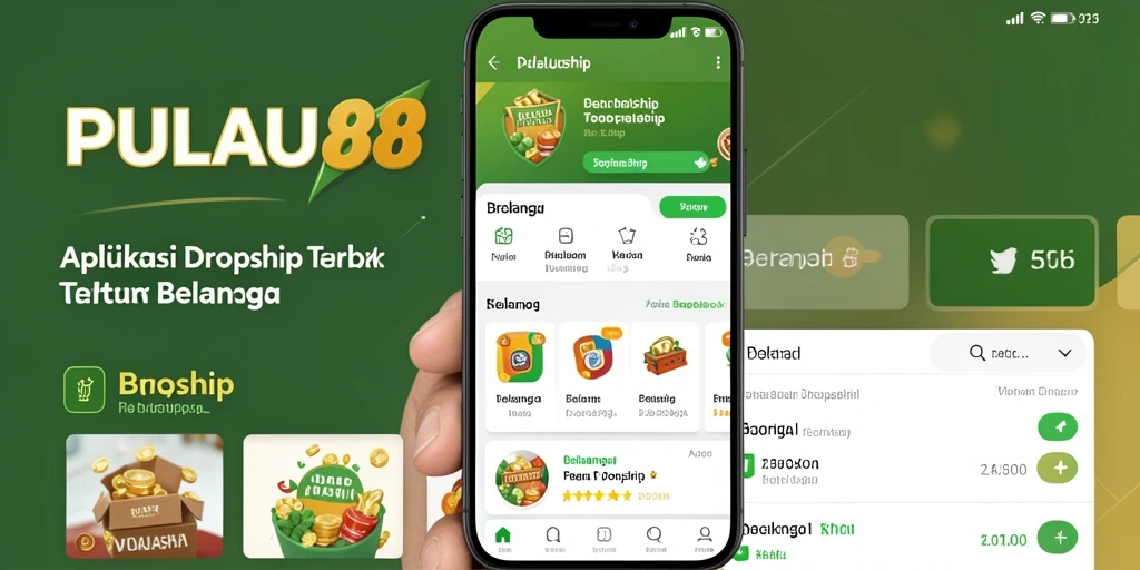 Antarmuka PULAU88 yang bersih dan fungsi Dropship yang mudah digunakan.